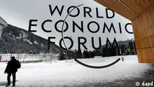 Schweiz Weltwirtschaftsforum WEF 2013 in Davos Logo