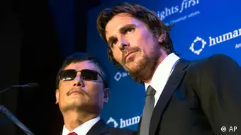 Christian Bale und Chen Guangcheng