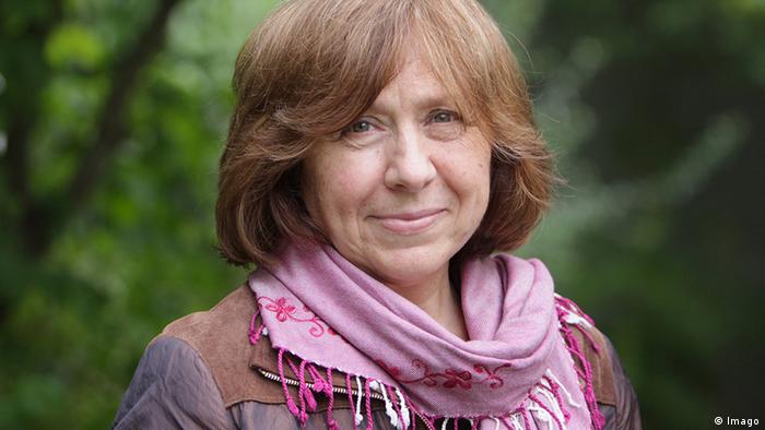 Беларуската писателка Светлана Алексиевич, носителка на Нобелова награда за литература,