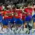 Das spanische Handball-Team jubelt (Foto: EPA/ALBERTO ESTEVEZ)