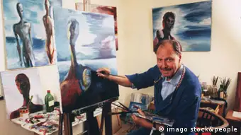 In seiner Freizeit malte Ivan Desny sehr gerne (1985)