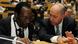 French Foreign Affairs Minister Laurent Fabius (R) speaks with Mali president Dioncounda Traore during the international donor conference on Mali at the African Union (AU) headquarters on January 29,2013 in Addis Ababa. The donor conference opened today to drum up funds and troops to help the military operation against Islamist militants in Mali. AU Peace and Security Commissioner Ramtane Lamamra said Monday the African-led force for Mali (AFISMA) will cost $460 million, with the AU promising to contribute an 'unprecedented' $50 million for the mission and Mali's army. AFP PHOTO/SIMON MAINA (Photo credit should read SIMON MAINA/AFP/Getty Images) French Foreign Affairs Minister Laurent Fabius (R) speaks with Mali president Dioncounda Traore during the international donor conference on Mali at the African Union (AU) headquarters on January 29,2013 in Addis Ababa. The donor conference opened today to drum up funds and troops to help the military operation against Islamist militants in Mali. AU Peace and Security Commissioner Ramtane Lamamra said Monday the African-led force for Mali (AFISMA) will cost $460 million, with the AU promising to contribute an 'unprecedented' $50 million for the mission and Mali's army. AFP PHOTO/SIMON MAINA (Photo credit should read SIMON MAINA/AFP/Getty Images)