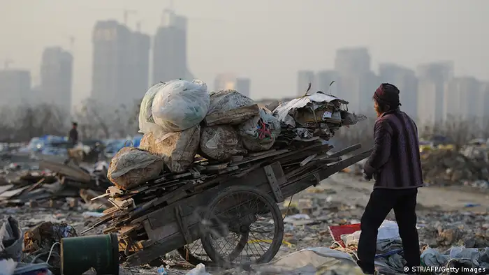 China Armut Müllkippe in Hefei