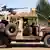 Französische Spezialtruppen fahren mit gepanzerten Fahrzeugen durch Gao in Nordmali. Foto: dapd