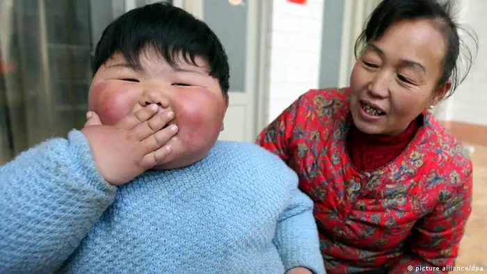 Zweijährige wiegt 41,5 Kilo China 