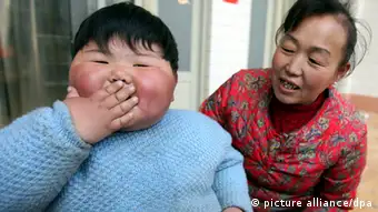 Zweijährige wiegt 41,5 Kilo China