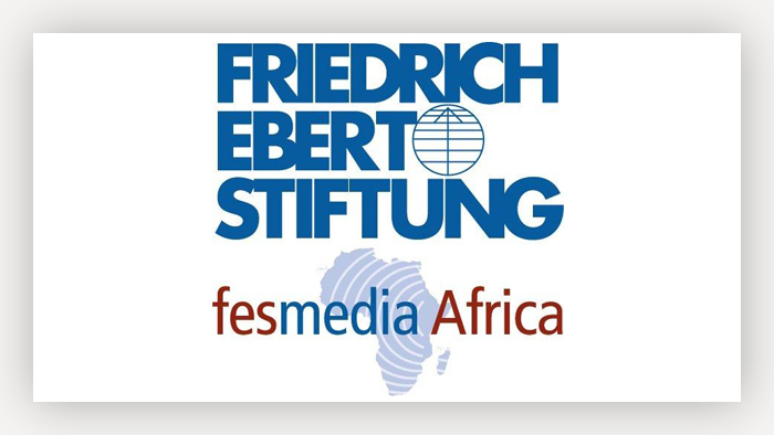 Logo der Friedrich Ebert Stiftung mit Zusatz Media Afrika Bildrechte: Friedrich Ebert Stiftung, Veröffentlichungsrechte im Rahmen des Global Media Forum 2013 eingeräumt.