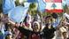 Supporters of Lebanese Prime Minister Fuad Siniora and Education Minister Bahiya Hariri wave national flags (R) and the blue banner of the Mustaqbal movement during a celebration rally at the latter's villain Majdelyoun, in the hills east of the southern port city of Sidon on June 8, 2009, following the victory of her Western-backed coalition in the general elections. In Beirut, celebratory gunfire rattled through the capital, fireworks exploded and the champagne flowed after a March 14 coalition declared victory over the Hezbollah-led opposition in Lebanon's crucial parliamentary election. Hariri is the sister of the billionaire former prime minister Rafiq Hariri who was killed in a Beirut car bombing in 2005. AFP PHOTO/RAMZI HAIDAR (Photo credit should read RAMZI HAIDAR/AFP/Getty Images) Supporters of Lebanese Prime Minister Fuad Siniora and Education Minister Bahiya Hariri wave national flags (R) and the blue banner of the Mustaqbal movement during a celebration rally at the latter's villain Majdelyoun, in the hills east of the southern port city of Sidon on June 8, 2009, following the victory of her Western-backed coalition in the general elections. In Beirut, celebratory gunfire rattled through the capital, fireworks exploded and the champagne flowed after a March 14 coalition declared victory over the Hezbollah-led opposition in Lebanon's crucial parliamentary election. Hariri is the sister of the billionaire former prime minister Rafiq Hariri who was killed in a Beirut car bombing in 2005. AFP PHOTO/RAMZI HAIDAR (Photo credit should read RAMZI HAIDAR/AFP/Getty Images)