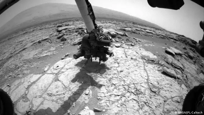 El poderoso brazo de Curiosity.
