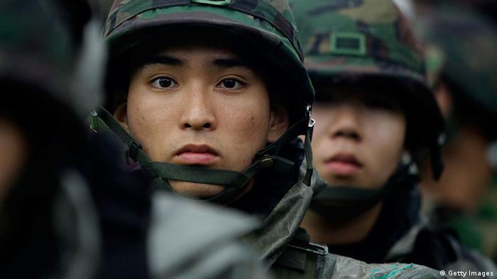 Manöver Süd Korea Armee Soldaten Archiv