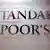 Standard & Poor's logo across a blurred report Atmosphere during United States-based financial services company Standard & Poors (Standard and Poors) press conference at the headquarters in Paris, France on December 8, 2011. Photo by Mario Fourmy/ABACAPRESS.COM # 300819_001