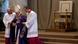 Pope Benedict XVI (2D-R) leads the mass for Ash Wednesday, opening Lent, the forty-day period of abstinence and deprivation for the Christians, before the Holy Week and Easter, on February 13, 2013 at St Peter's basilica at the Vatican. Pope Benedict XVI made his first public appearance on Wednesday since his shock resignation announcement, asking thousands of cheering pilgrims at the Vatican to "keep praying for me". AFP PHOTO / VINCENZO PINTO (Photo credit should read VINCENZO PINTO/AFP/Getty Images) Pope Benedict XVI (2D-R) leads the mass for Ash Wednesday, opening Lent, the forty-day period of abstinence and deprivation for the Christians, before the Holy Week and Easter, on February 13, 2013 at St Peter's basilica at the Vatican. Pope Benedict XVI made his first public appearance on Wednesday since his shock resignation announcement, asking thousands of cheering pilgrims at the Vatican to "keep praying for me". AFP PHOTO / VINCENZO PINTO (Photo credit should read VINCENZO PINTO/AFP/Getty Images)
