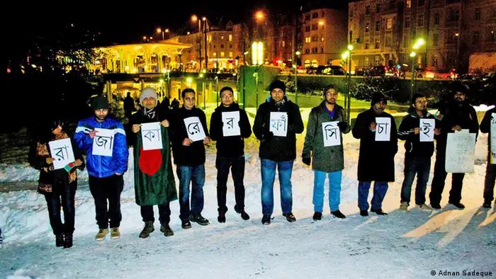 Deutschland Solidarität mit dem Shahbag Protest in Bangladesch