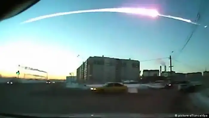 Russland Meteor in Chelyabinsk