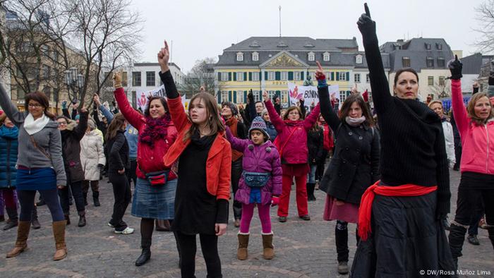 One Billion Rising en Bonn, Alemania, en 2013.