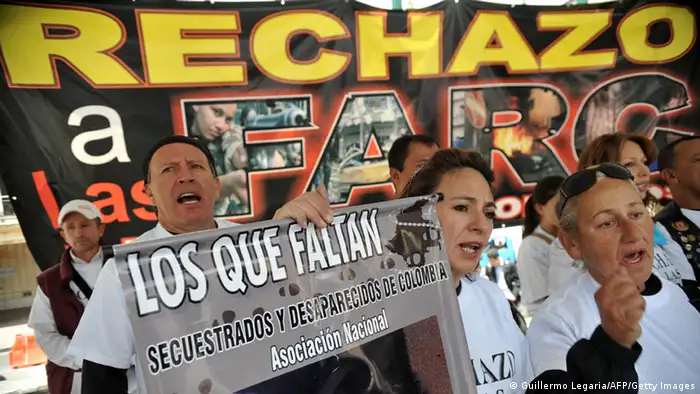 Demonstration gegen FARC Kolumbien Bogota (Guillermo Legaria/AFP/Getty Images)