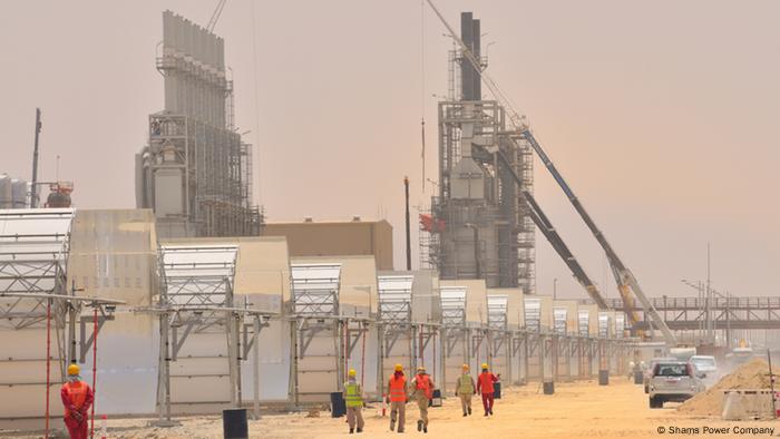 Thermisches Solarkraftwerk (Foto: Shams Power Company)
