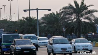 Autoverkehr in Abu Dhabi (Foto: dw/Irene Quaile)