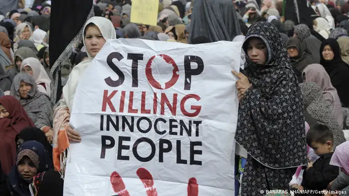 Trauer und Protest nach Bombenanschlag in Quetta Pakistan