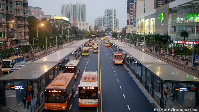 Guangzhou Bus System Haltestellen