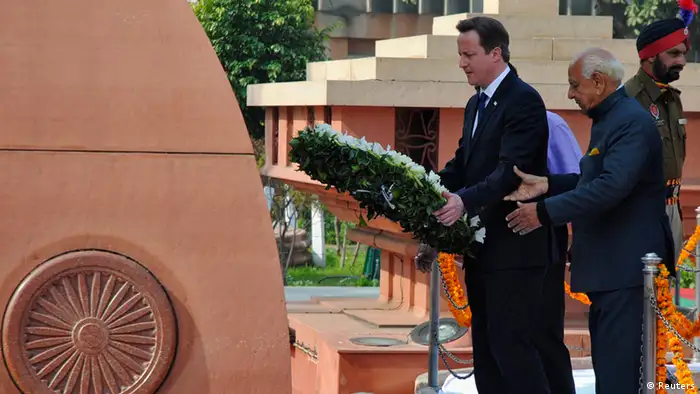 David Cameron zu Besuch in Indien
