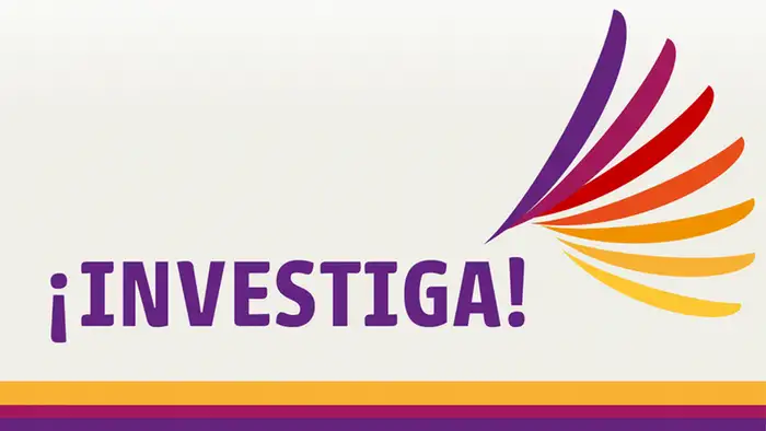 Investiga Logo, Colombian journalism award, presented by DW Akademie and Universidad del Norte (copyright: DW Akademie).