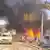 Brennende Autos nach dem Anschlag im Zentrum von Damsakus (Foto: Reuters)