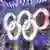 Olympic rings logo Foto: Gouhier-Nebinger-Orban +++(c) dpa - Report+++