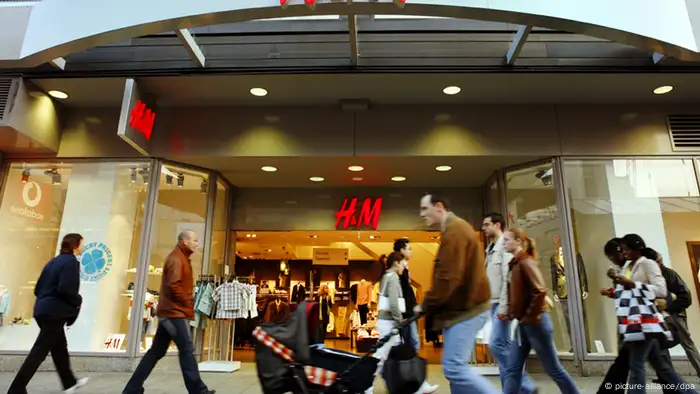 Eine H&M-Filiale auf der Frankfurter Einkaufsmeile Zeil