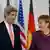 John Kerry et Angela Merkel à Berlin