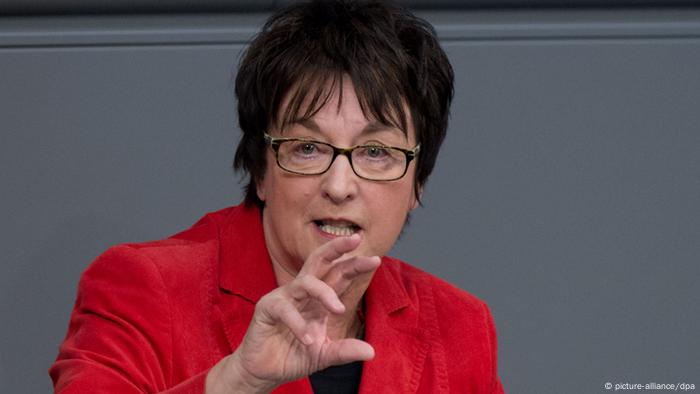 Bundestag Leistungsschutzrecht Brigitte Zypries (picture-alliance/dpa)
