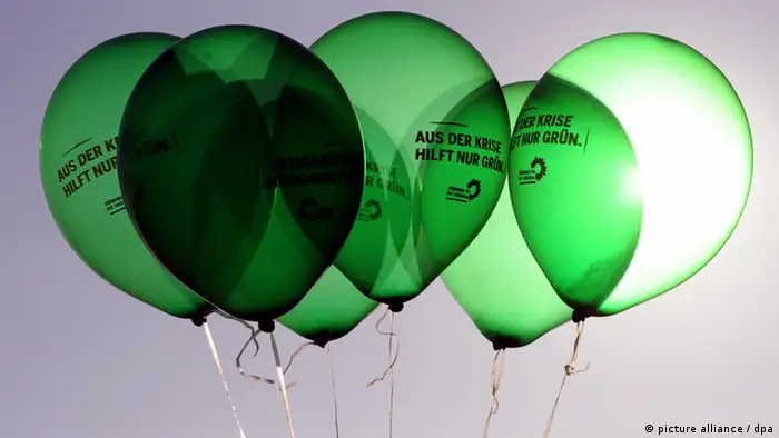 Bildergalerie Bündnis 90 Die Grünen Luftballons (picture alliance / dpa)