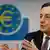 Mario Draghi addresses the media