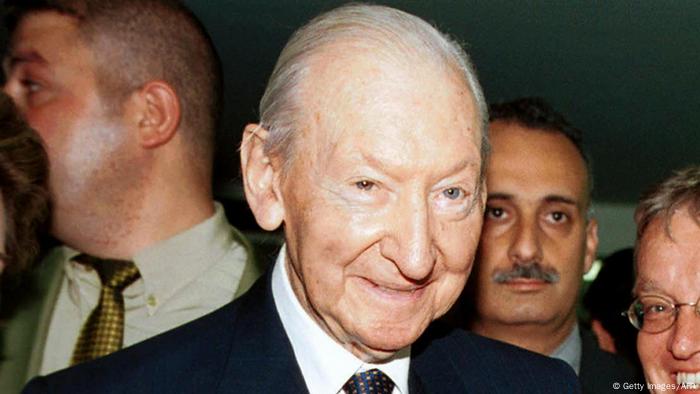 Kurt Waldheim, former Austrian president from 1986 to 1992