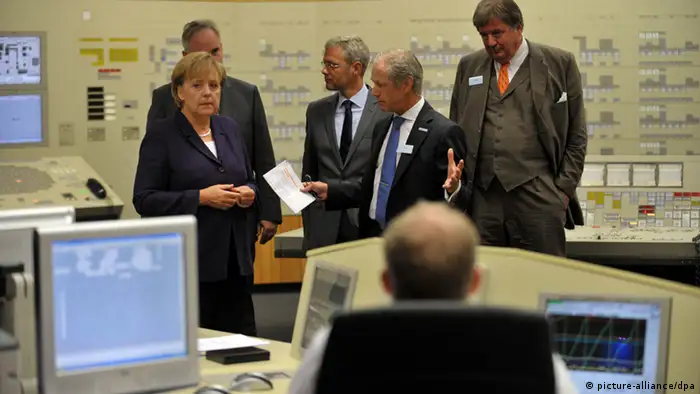 Merkel setzt Energie-Reise in Lingen fort