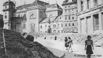 Zerstörungen in Wien 1945