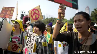 Anti-Atomkraft-Demonstration Taiwan