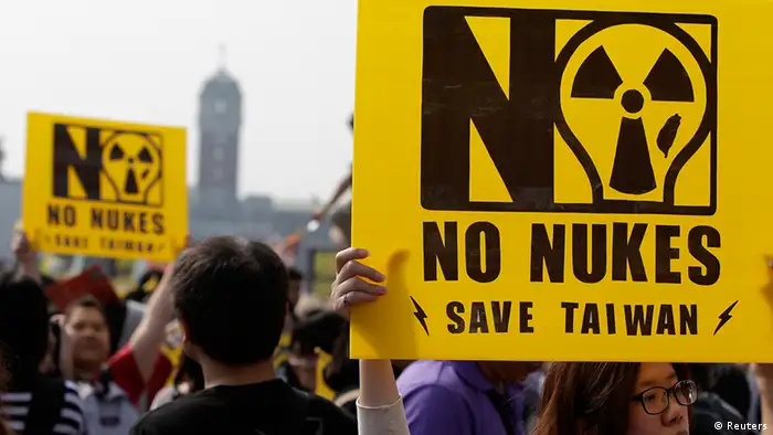 Anti-Atomkraft-Demonstration Taiwan