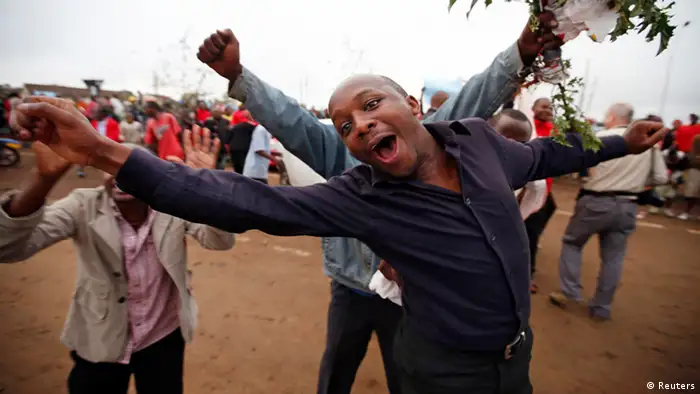 Kenia Kenyatta inoffizieller Wahlsieger