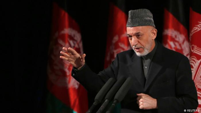 Hamid Karzai Präsident Afghanistan Kabul Rede Internationaler Frauentag