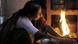A woman in front of an open fire (Photo: Yogendra Joshi) A woman in front of an open fire (Photo: Yogendra Joshi)