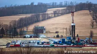 USA Fracking Öl-/Gasbohrung