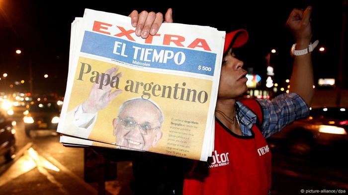 Pope Francis reacts Argentina