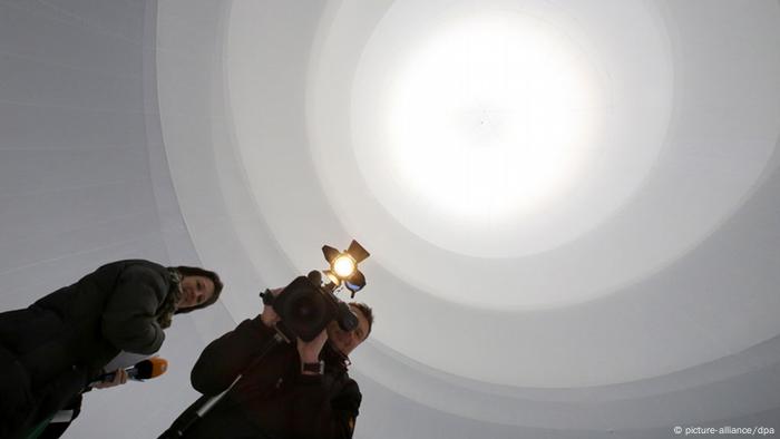 Christo Installation in Gasometer Oberhausen