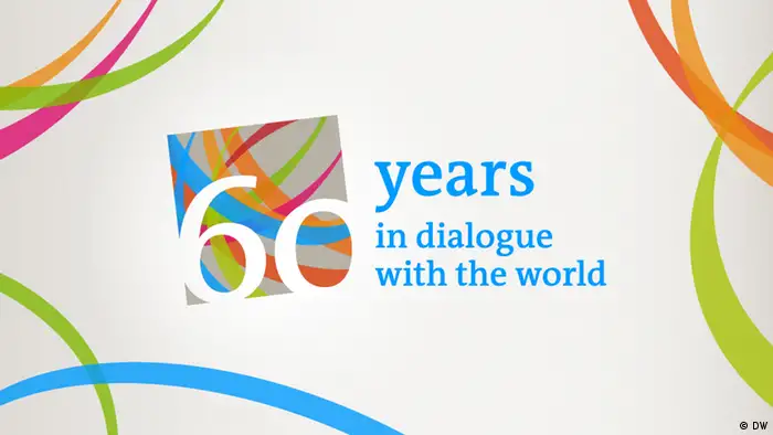 Die Deutsche Welle steht 2013 seit 60 Jahren im Dialog mit der Welt. Sendestart war der 3. Mai 1953. Artikelbild Englisch