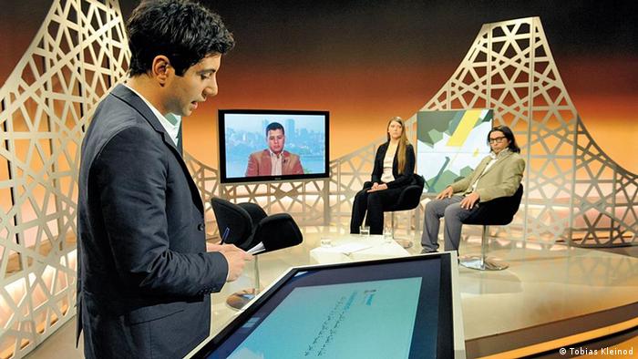 TV Arabisch Shababtalk: Moderator Jafaar Abdul-Karim