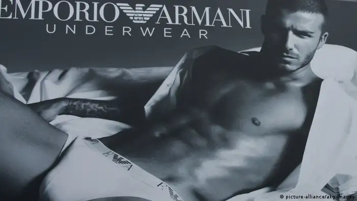David Beckham in Unterwäsche (Werbung)
