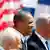 US-Präsident Obama (mitte) wird in Israel von Präsident Peres (links) und Regierungschef Natanjahu (rechts) begrüßt (Foto: Reuters)