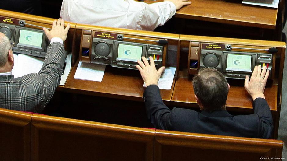 Ukraine Abstimmung in Parlament in Kiew Hennadiy Vasilyev