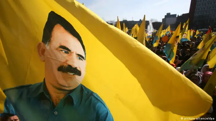 Abdullah Öcalan Kurden Führer Hannover Demonstration PKK
